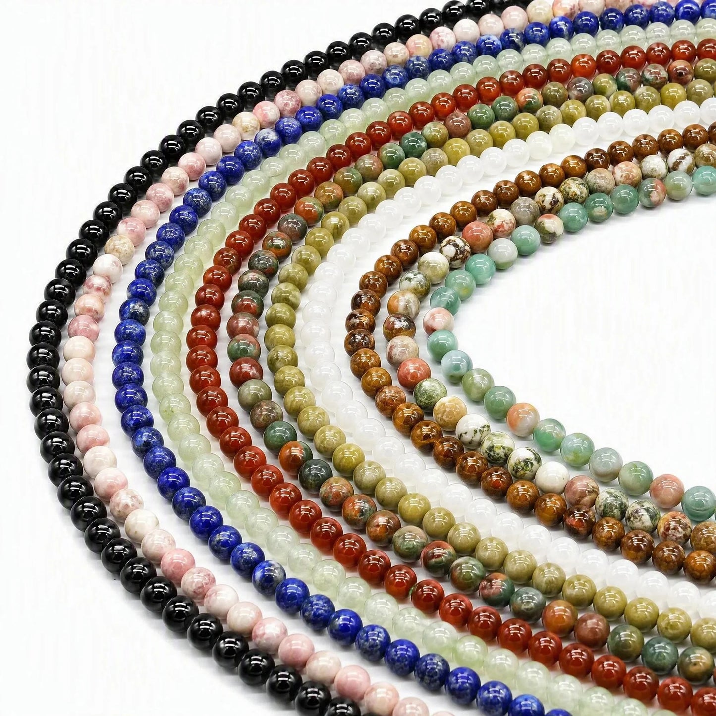 5A 6mm Natural Crystal Loose Bead | Natural Gems for Unique Jewelry Creations
