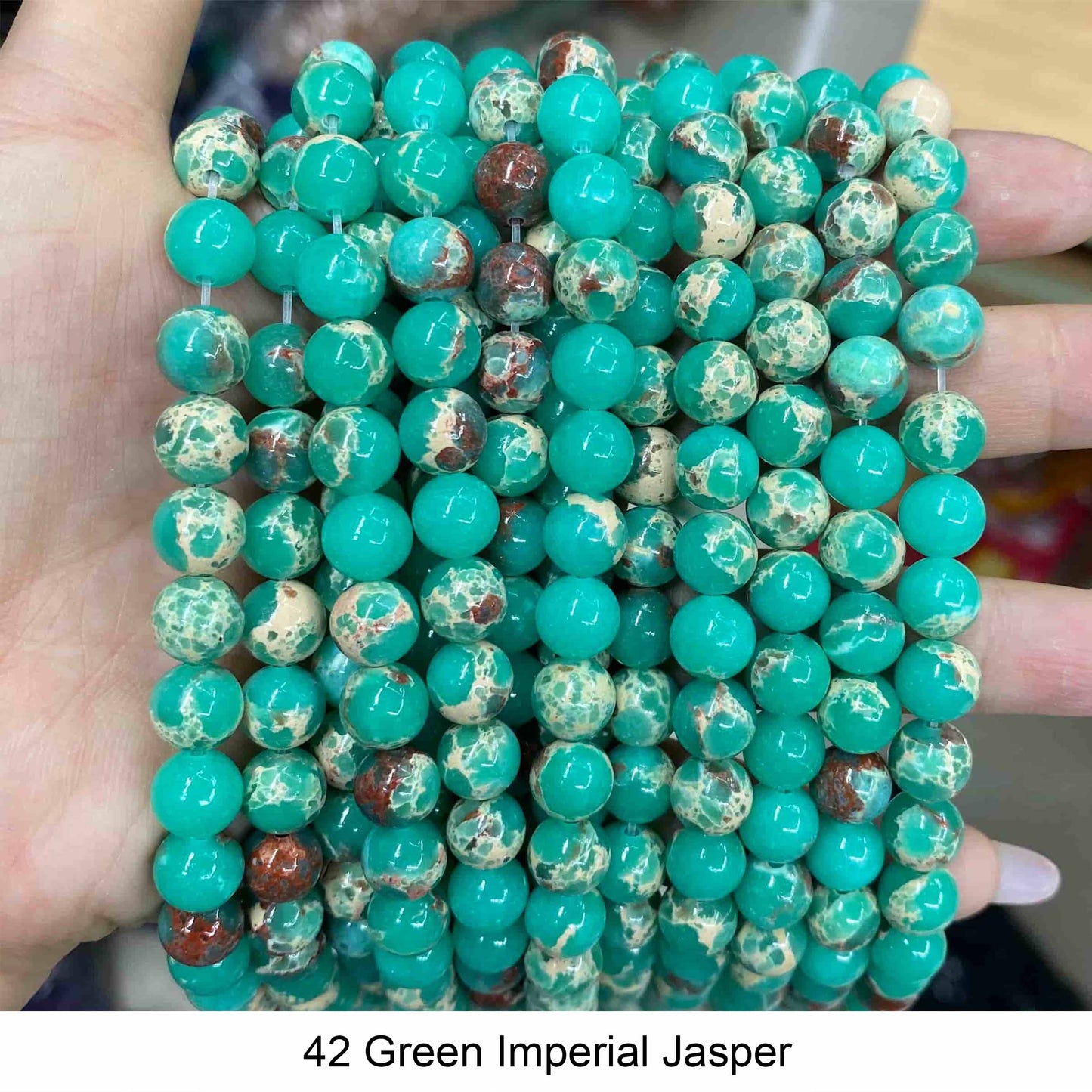Round Smooth Beads Crystal/Quartz/Jasper/Agate