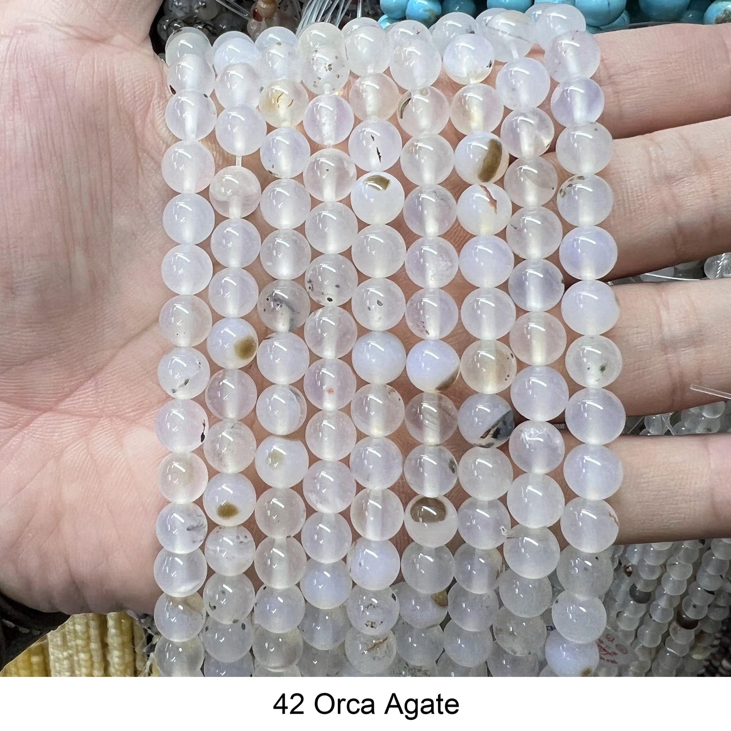 Round Smooth Beads: Diverse 4mm, 6mm, 8mm, 10mm, 12mm Natural Gems for Unique Jewelry Creations
