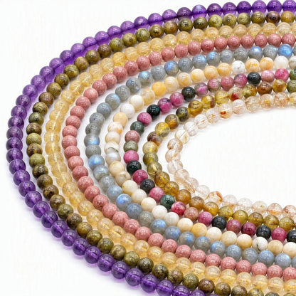 5A 6mm Natural Gemstone Loose Bead | Natural Gems for Unique Jewelry Creations
