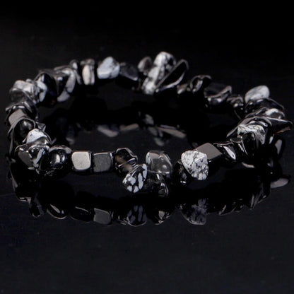 Chip Bead Stretch Bracelet 7.5inch