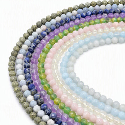 5A 8mm Natural Gemstone Loose Bead | Natural Gems for Unique Jewelry Creations