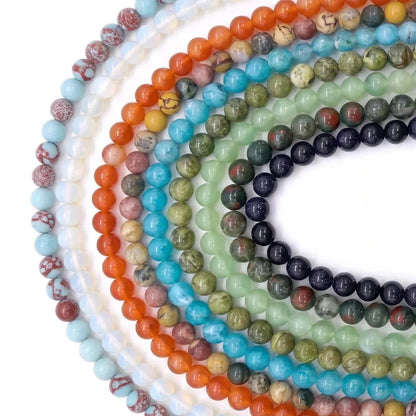 Natural Crystal Loose Bead | Diverse 10mm | Natural Gems for Unique Jewelry Creations