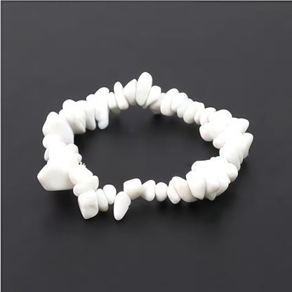 Chip Bead Stretch Bracelet 7.5inch