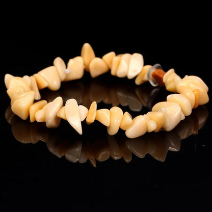 Chip Bead Stretch Bracelet 7.5inch