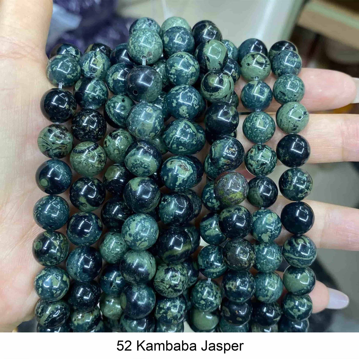 Round Smooth Beads Crystal/Quartz/Jasper/Agate