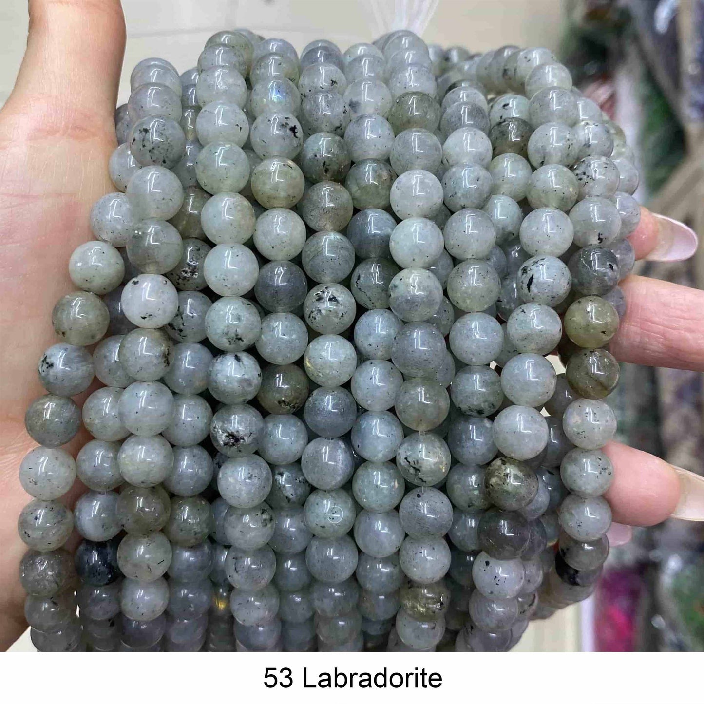 Round Smooth Beads Crystal/Quartz/Jasper/Agate