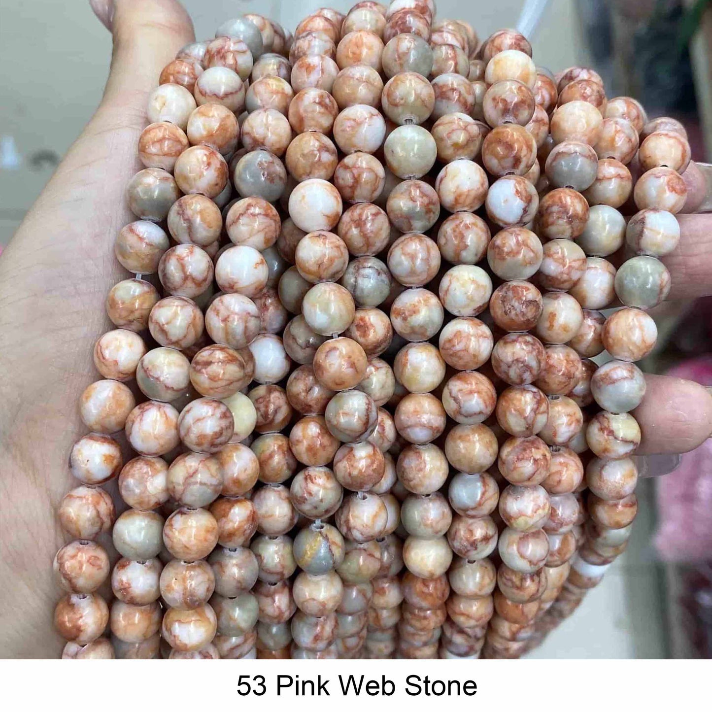 Round Smooth Beads: Diverse 4mm, 6mm, 8mm, 10mm, 12mm Natural Gems for Unique Jewelry Creations