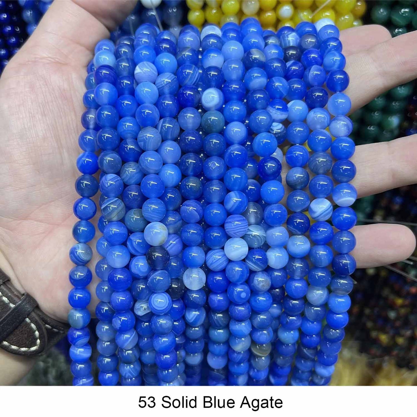 #1 Round Smooth Beads Crystal/Quartz/Jasper/Agate