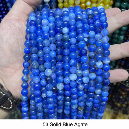 #1 Round Smooth Beads Crystal/Quartz/Jasper/Agate