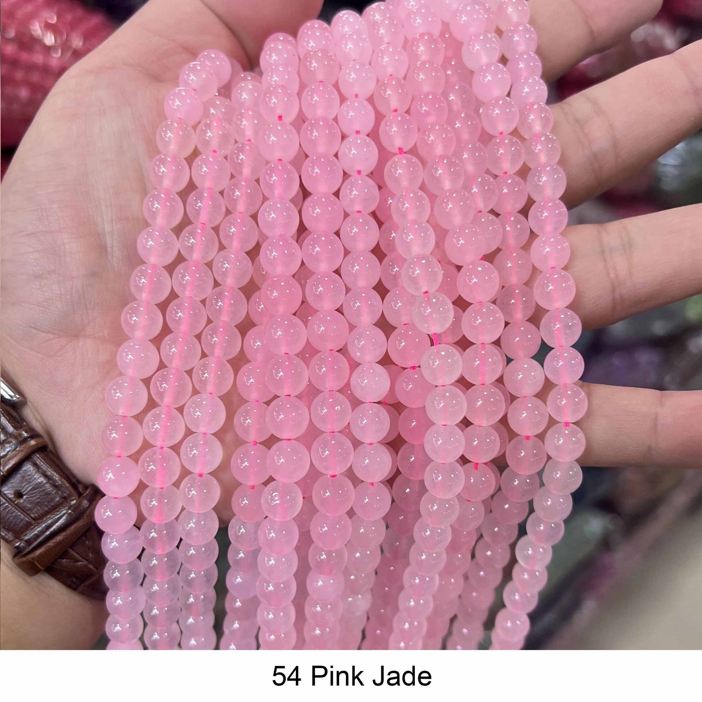 Round Smooth Beads: Diverse 4mm, 6mm, 8mm, 10mm, 12mm Natural Gems for Unique Jewelry Creations