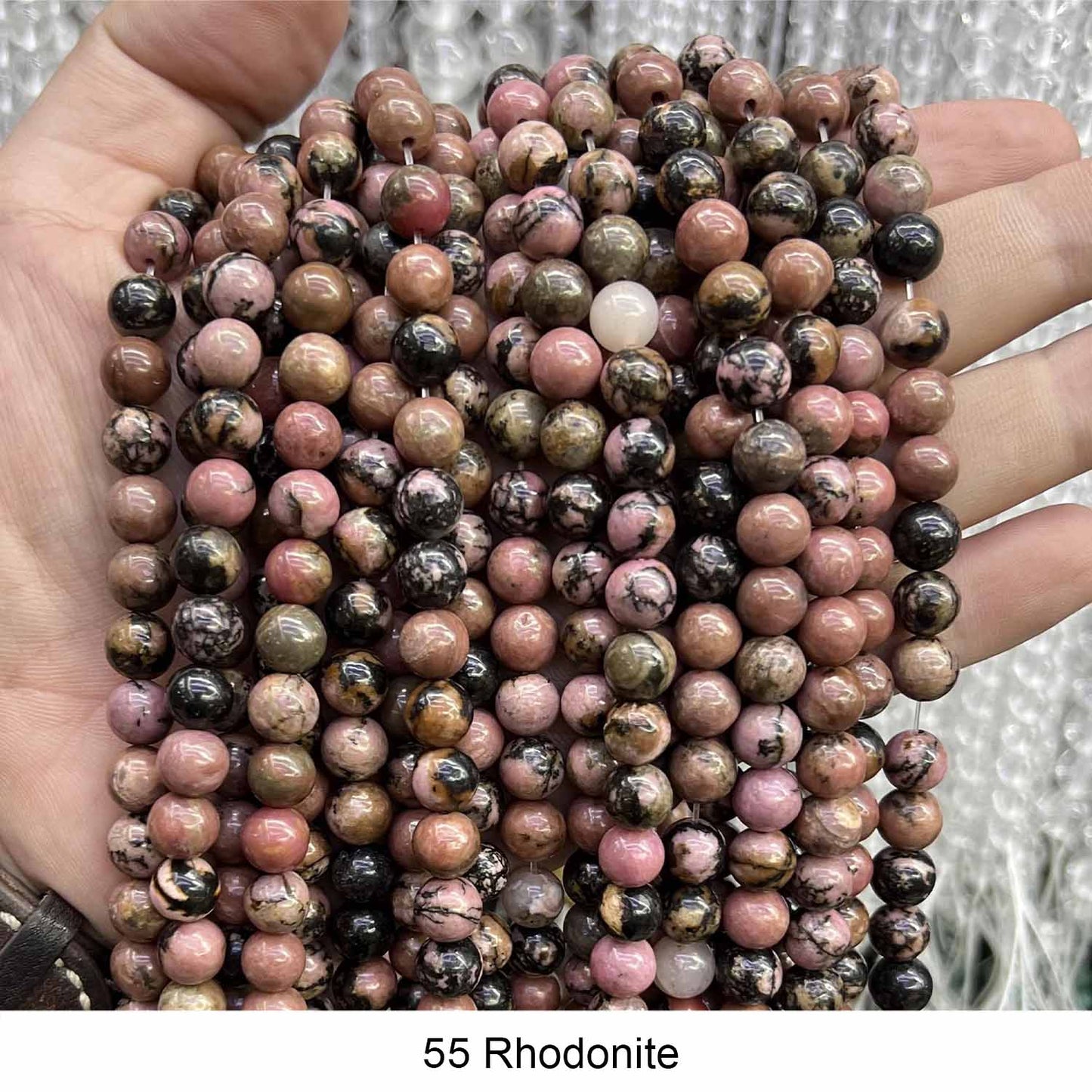 #1 Round Smooth Beads Crystal/Quartz/Jasper/Agate
