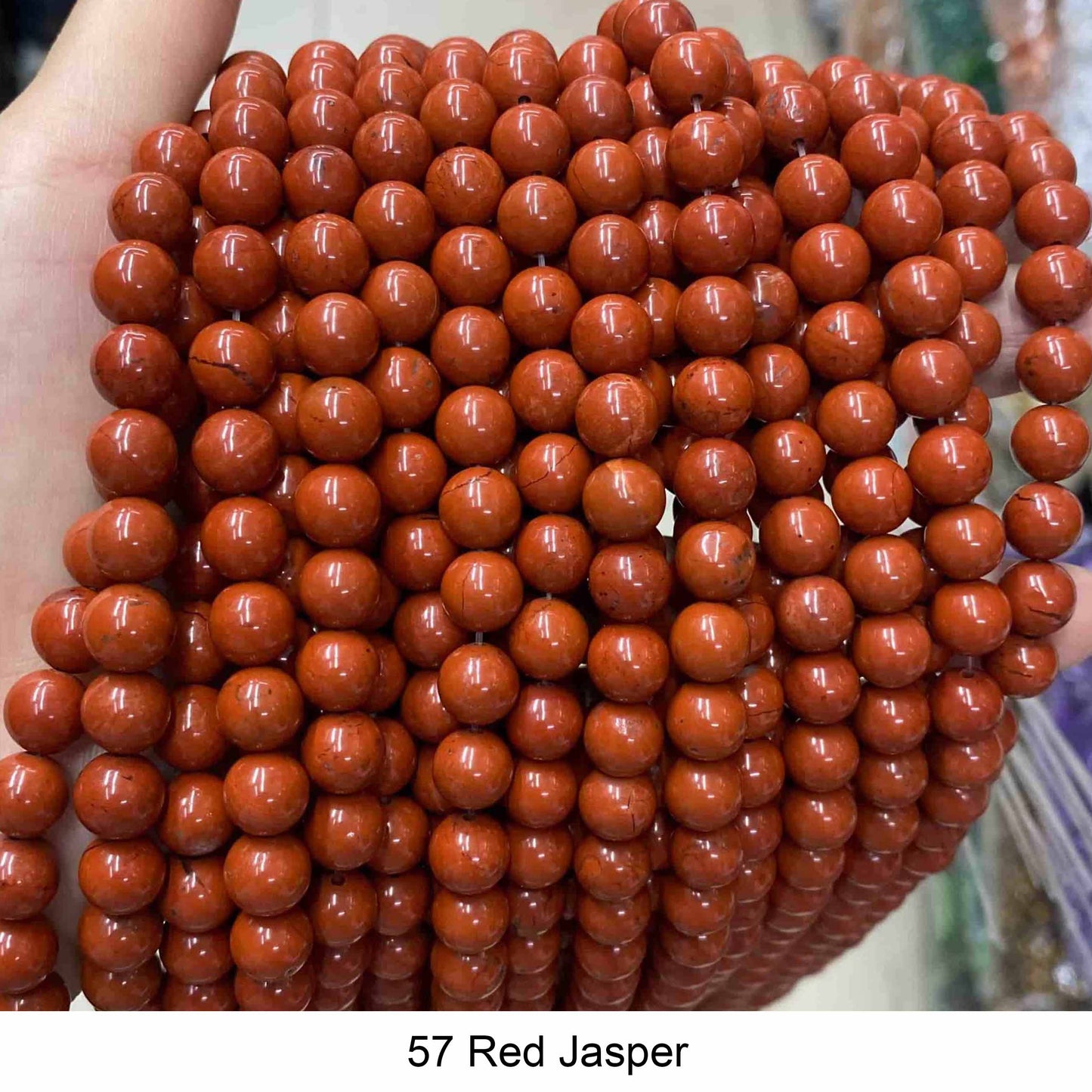 Round Smooth Beads: Diverse 4mm, 6mm, 8mm, 10mm, 12mm Natural Gems for Unique Jewelry Creations