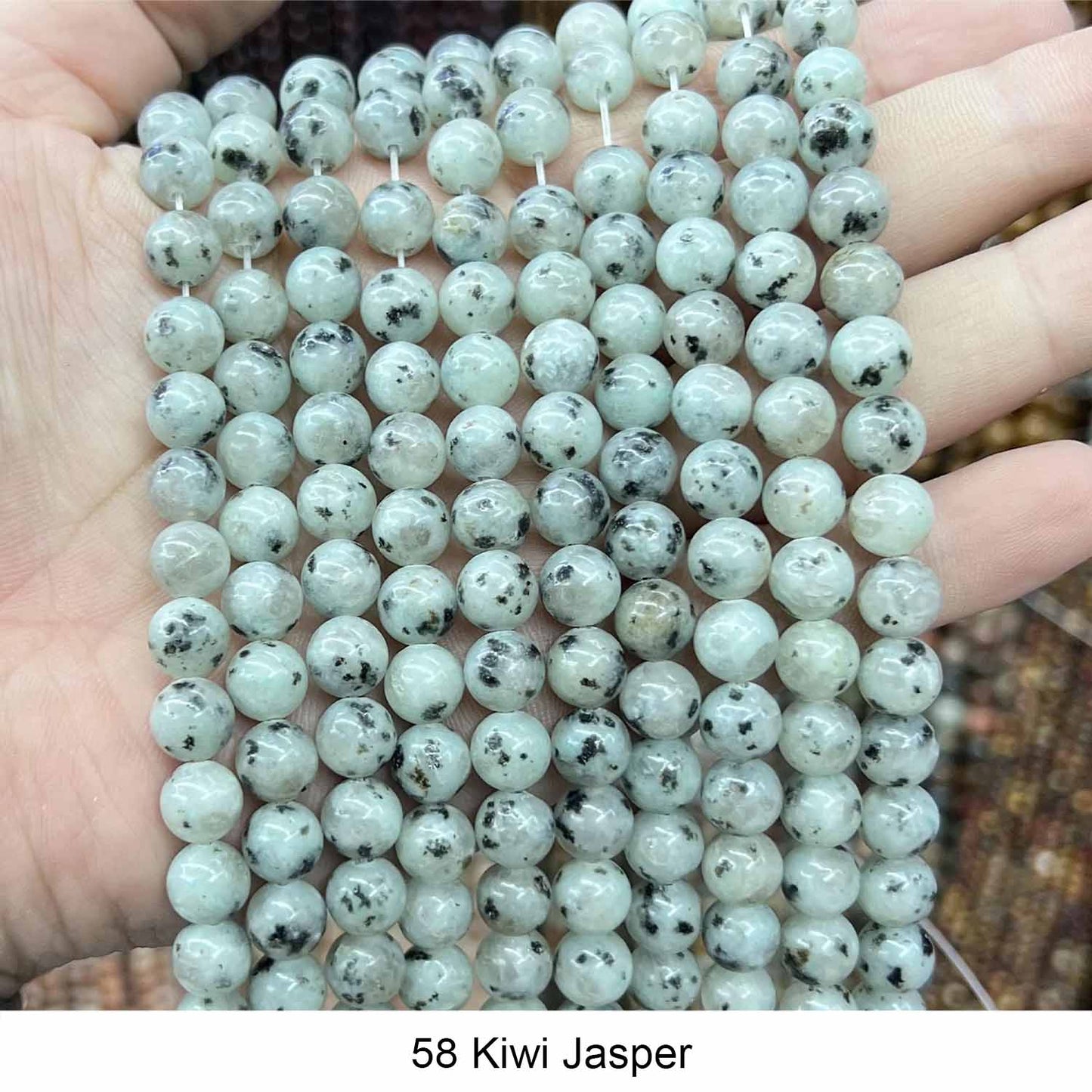 #1 Round Smooth Beads Crystal/Quartz/Jasper/Agate