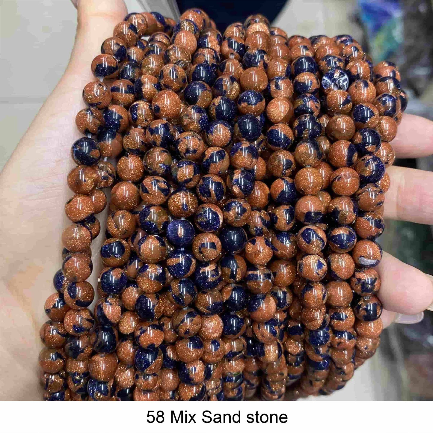 Round Smooth Beads Crystal/Quartz/Jasper/Agate