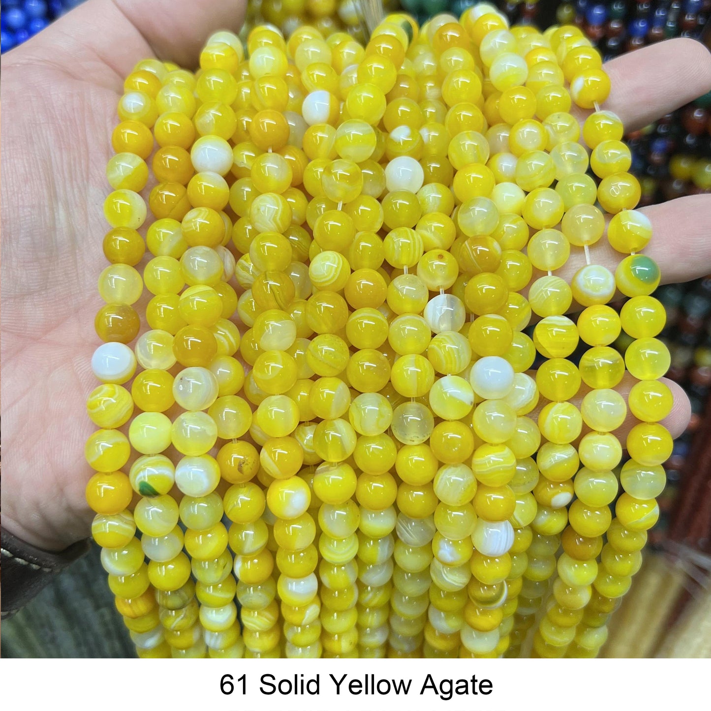Round Smooth Beads: Diverse 4mm, 6mm, 8mm, 10mm, 12mm Natural Gems for Unique Jewelry Creations