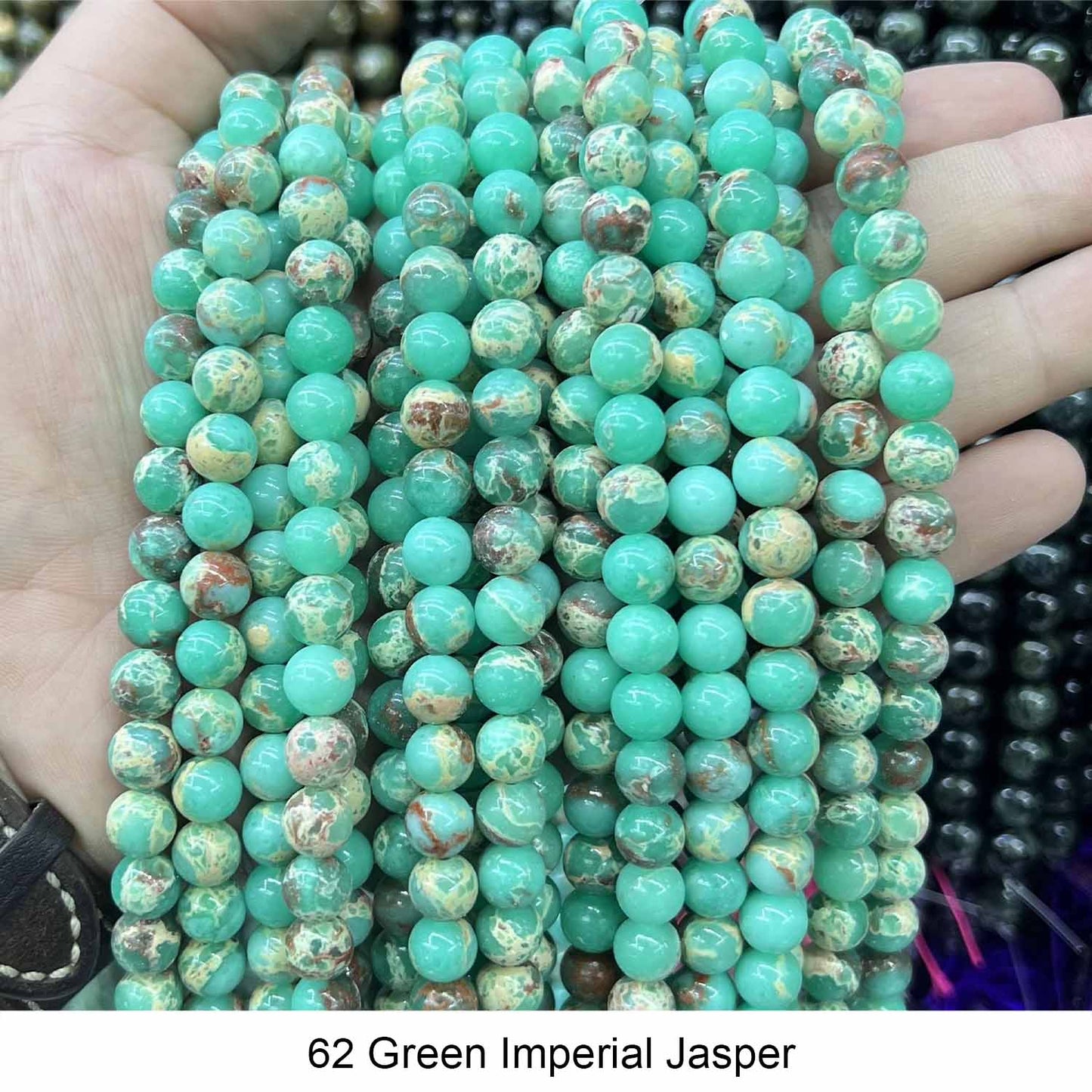 #1 Round Smooth Beads Crystal/Quartz/Jasper/Agate
