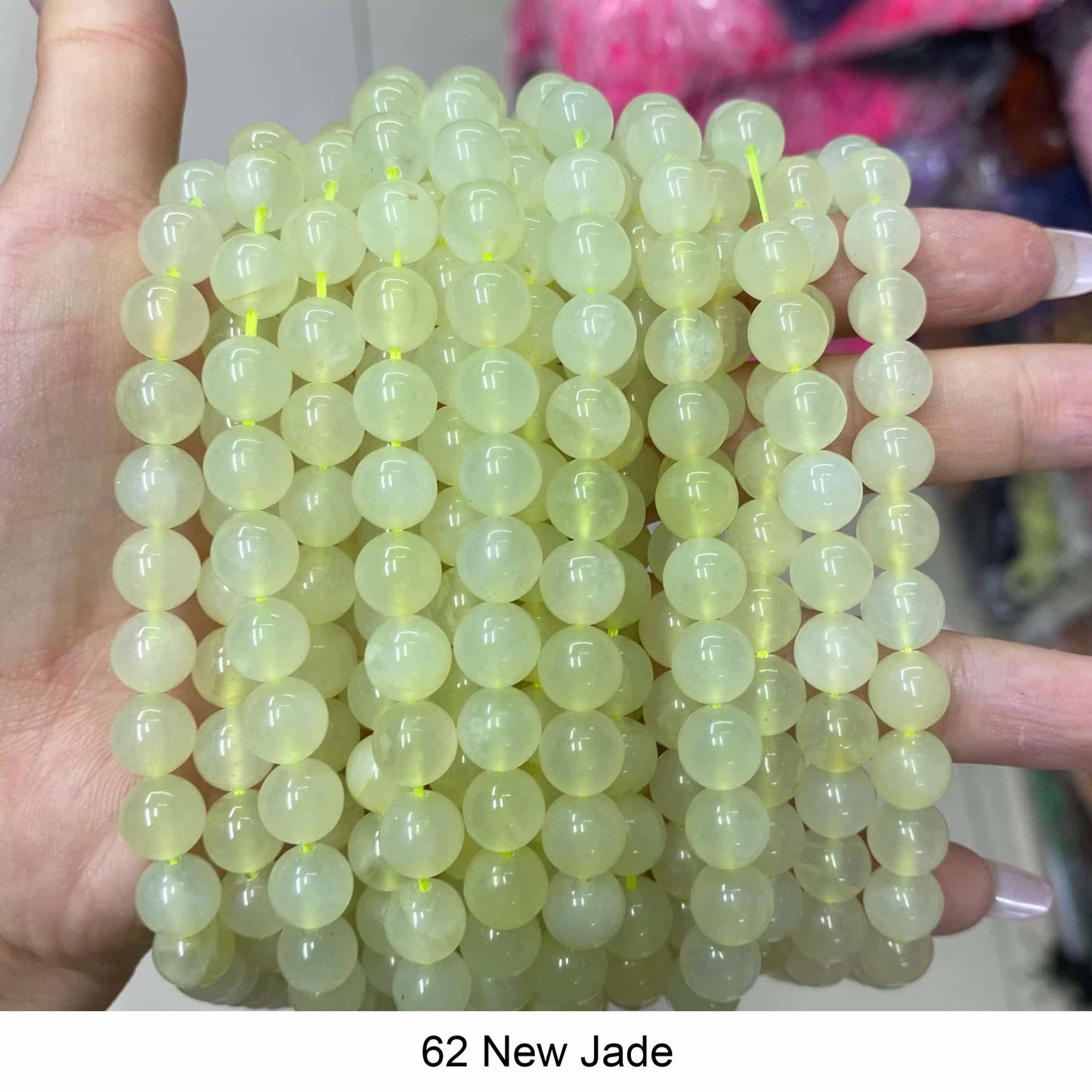 Round Smooth Beads Crystal/Quartz/Jasper/Agate