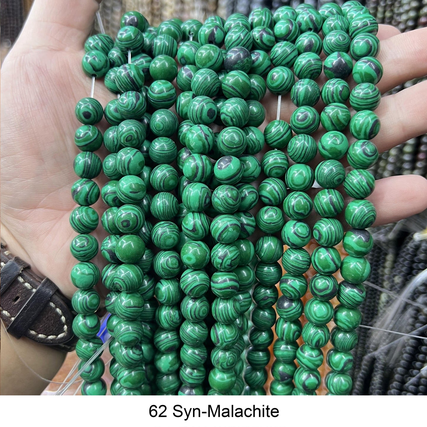Round Smooth Beads: Diverse 4mm, 6mm, 8mm, 10mm, 12mm Natural Gems for Unique Jewelry Creations