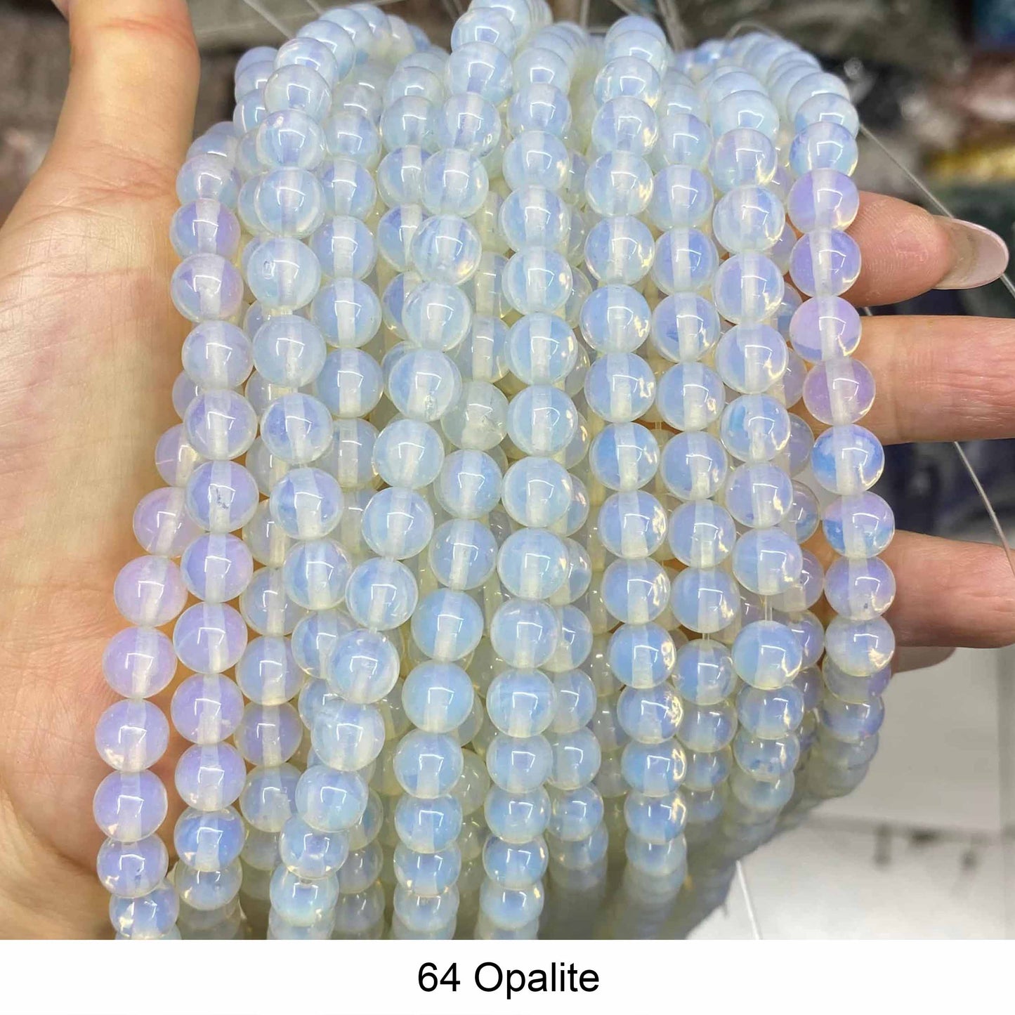Round Smooth Beads Crystal/Quartz/Jasper/Agate