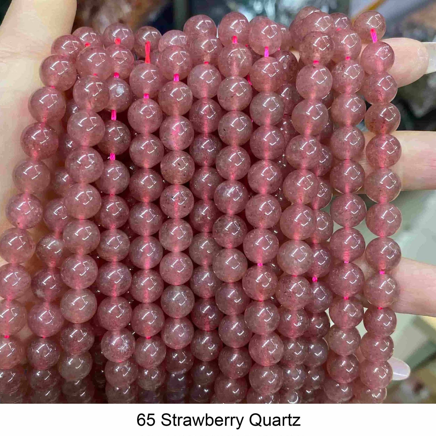 Round Smooth Beads: Diverse 4mm, 6mm, 8mm, 10mm, 12mm Natural Gems for Unique Jewelry Creations