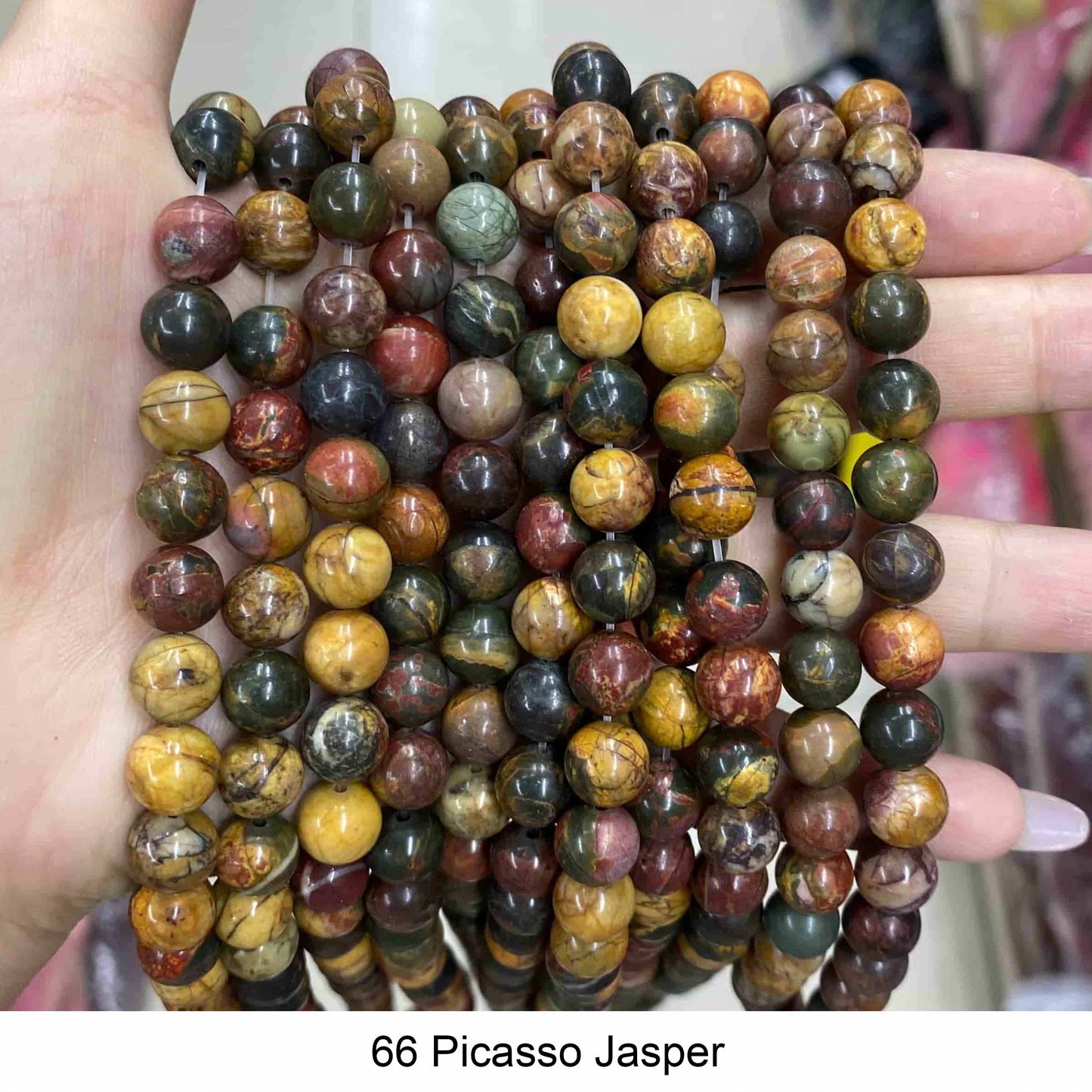 Round Smooth Beads Crystal/Quartz/Jasper/Agate