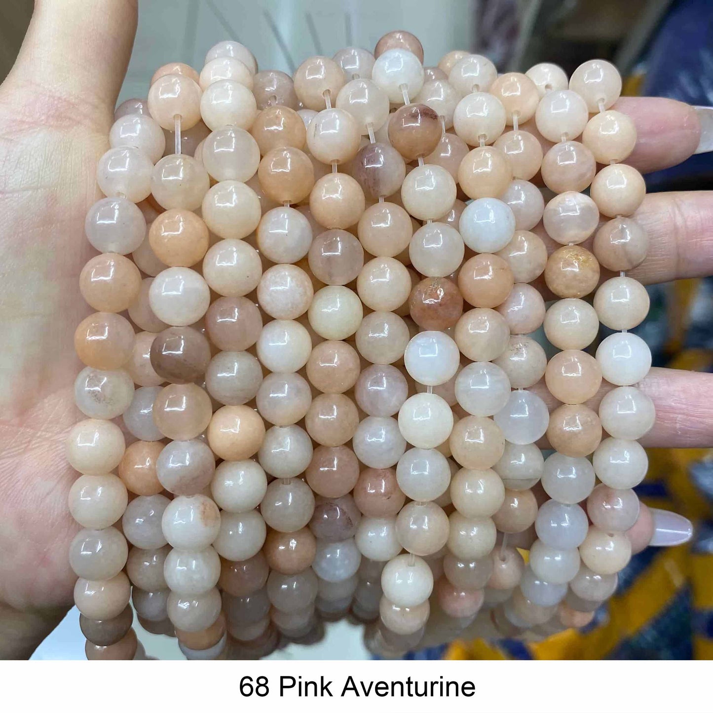 Round Smooth Beads Crystal/Quartz/Jasper/Agate