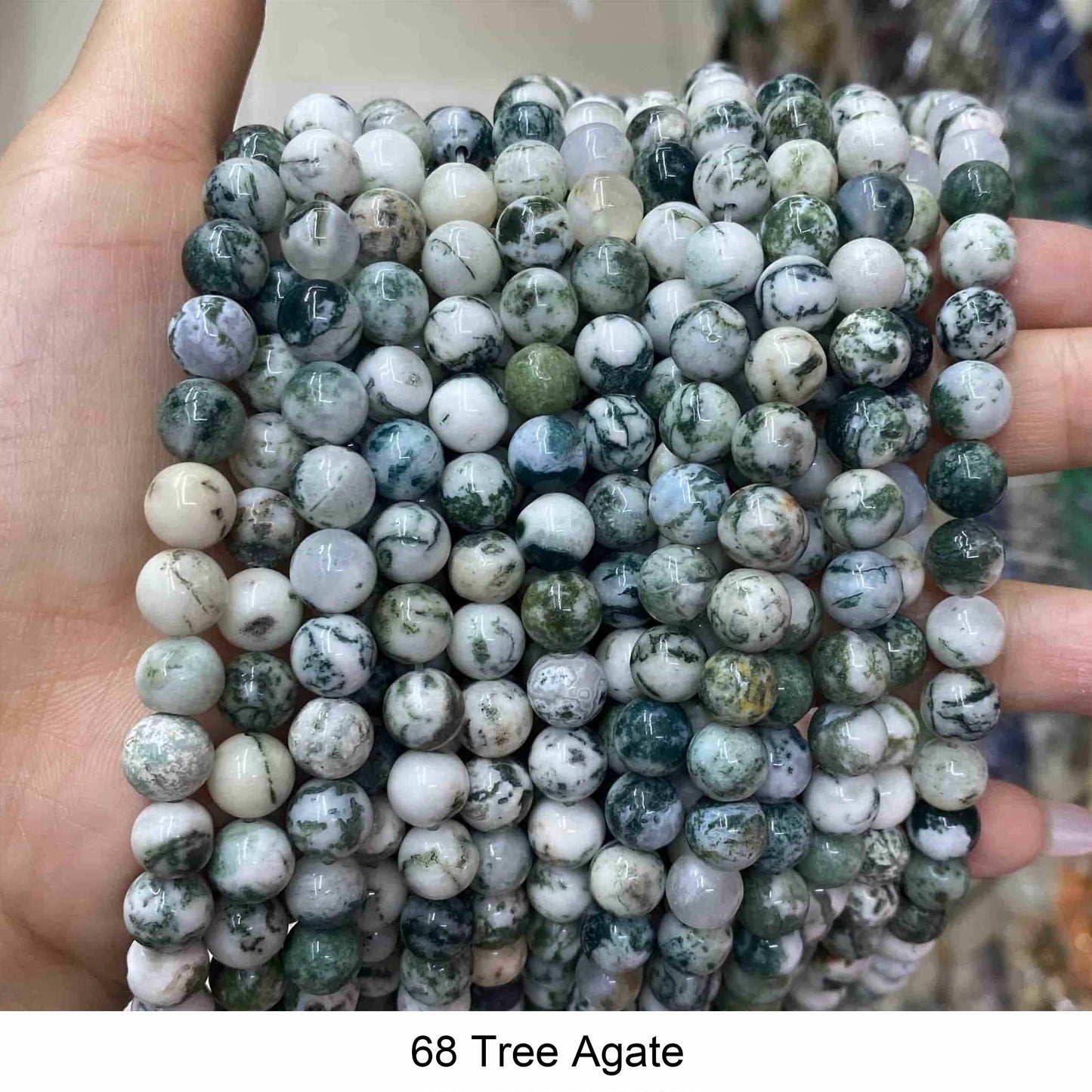Round Smooth Beads: Diverse 4mm, 6mm, 8mm, 10mm, 12mm Natural Gems for Unique Jewelry Creations