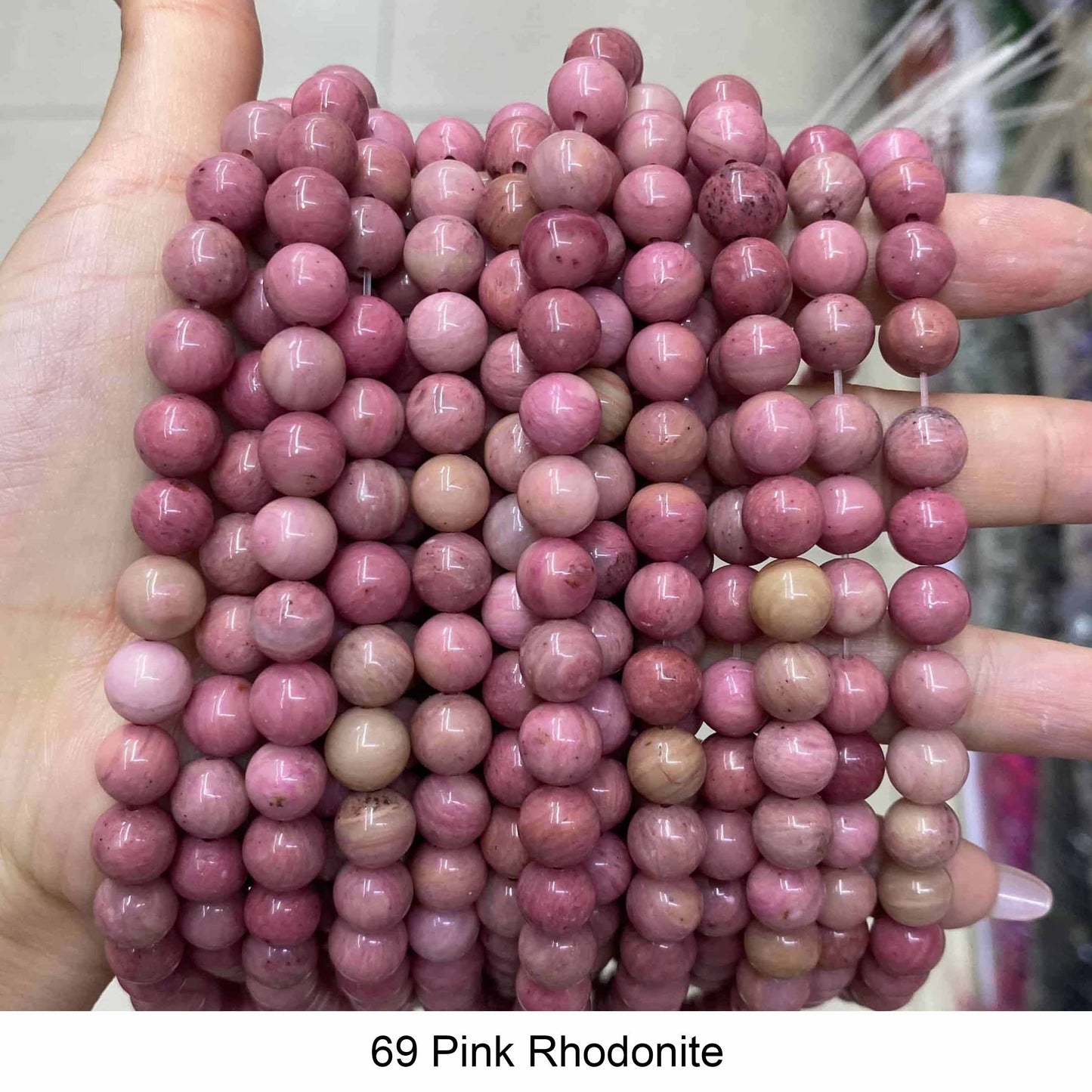 Round Smooth Beads Crystal/Quartz/Jasper/Agate