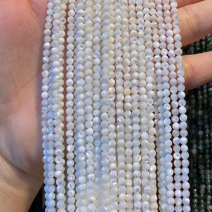 Tiny Round Smooth Beads Gemstone/Quartz/Jasper/Agate 2mm 3mm 4mm