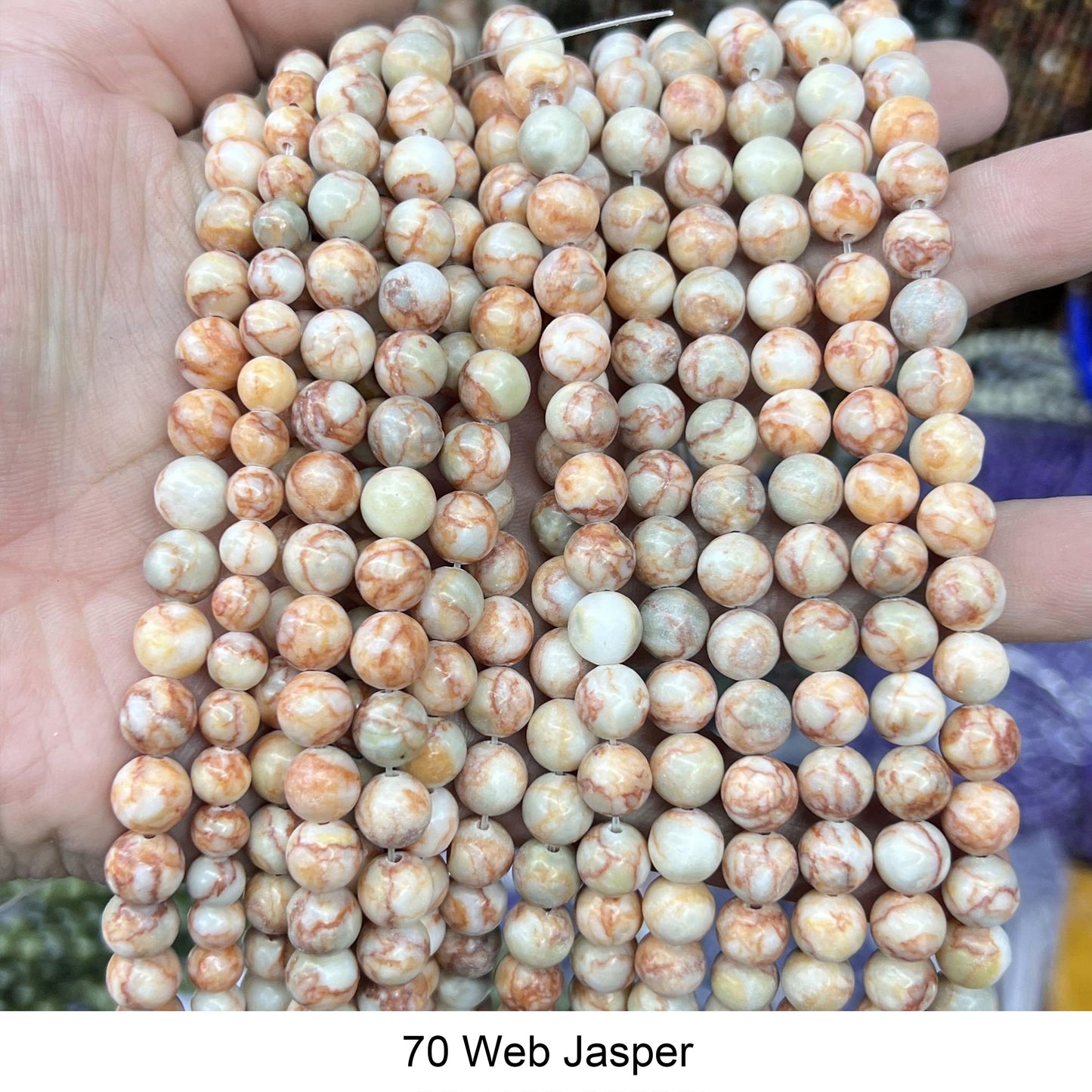 Round Smooth Beads: Diverse 4mm, 6mm, 8mm, 10mm, 12mm Natural Gems for Unique Jewelry Creations