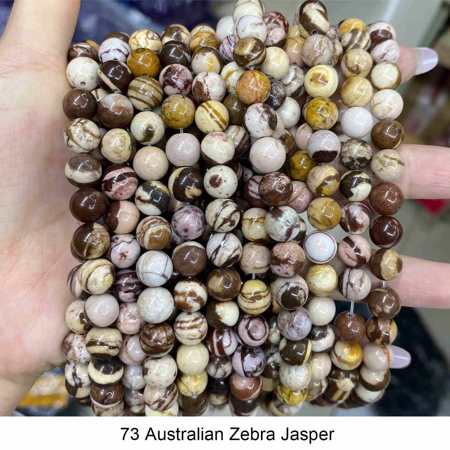 #1 Round Smooth Beads Crystal/Quartz/Jasper/Agate