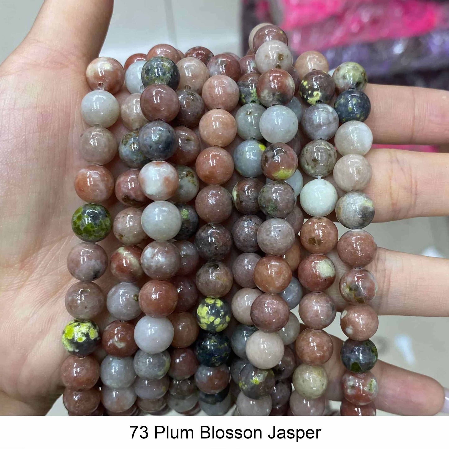 Round Smooth Beads Crystal/Quartz/Jasper/Agate