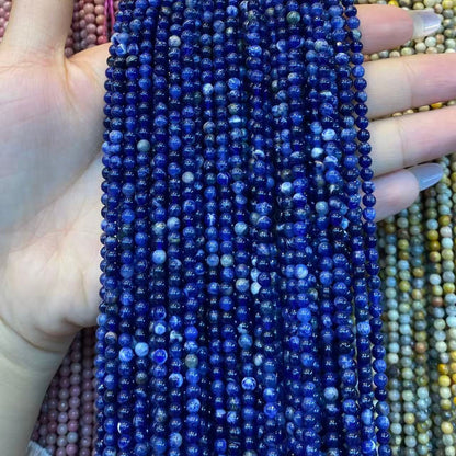 Tiny Round Smooth Beads Gemstone/Quartz/Jasper/Agate 2mm 3mm 4mm