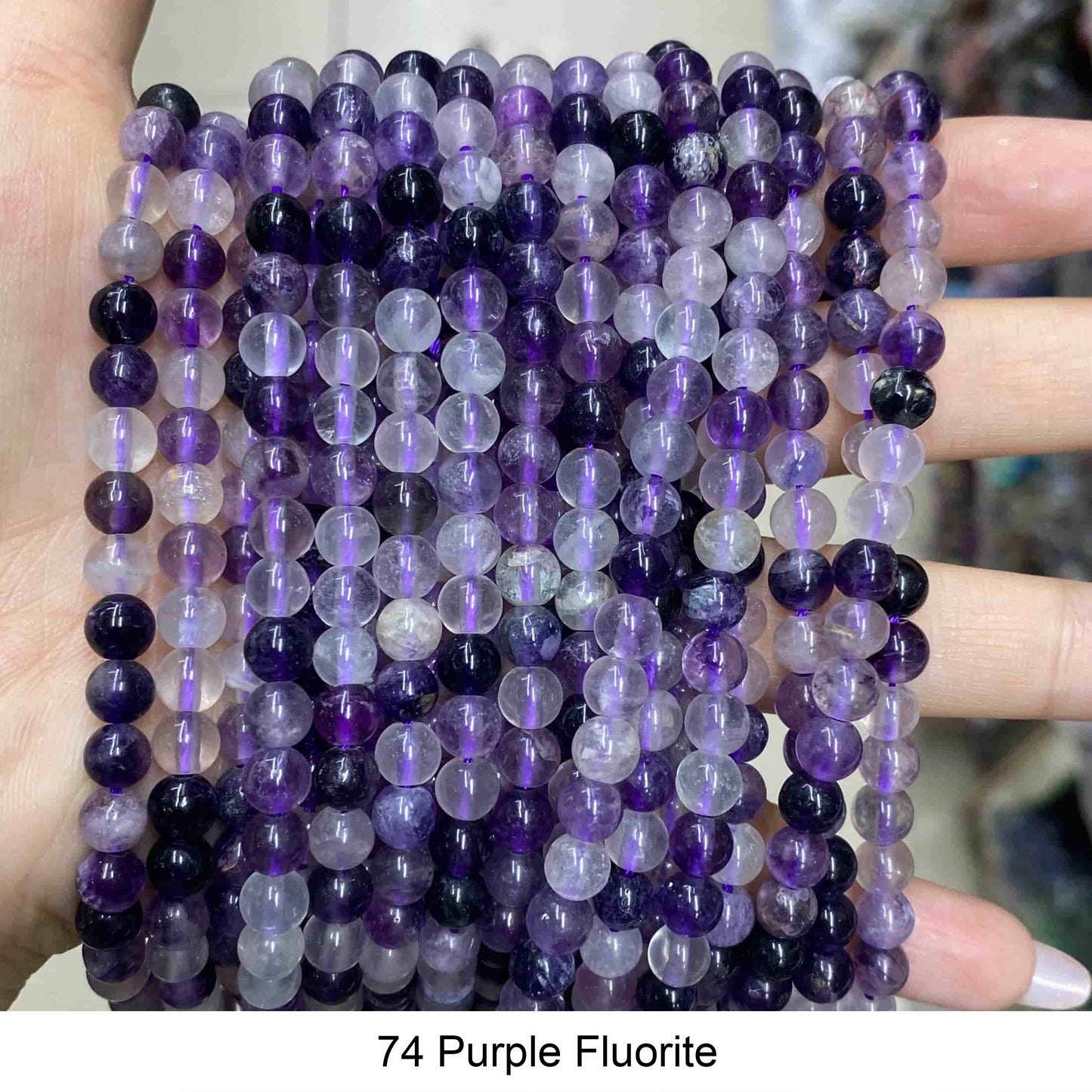 Round Smooth Beads Crystal/Quartz/Jasper/Agate