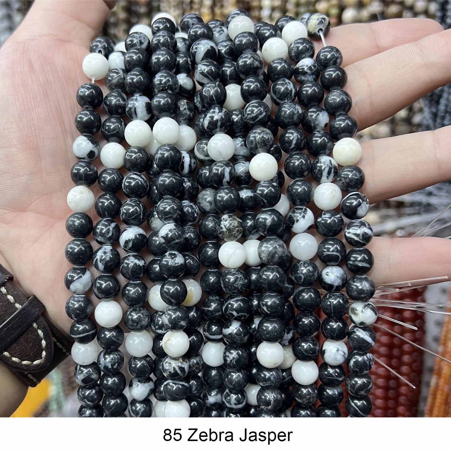#1 Round Smooth Beads Crystal/Quartz/Jasper/Agate
