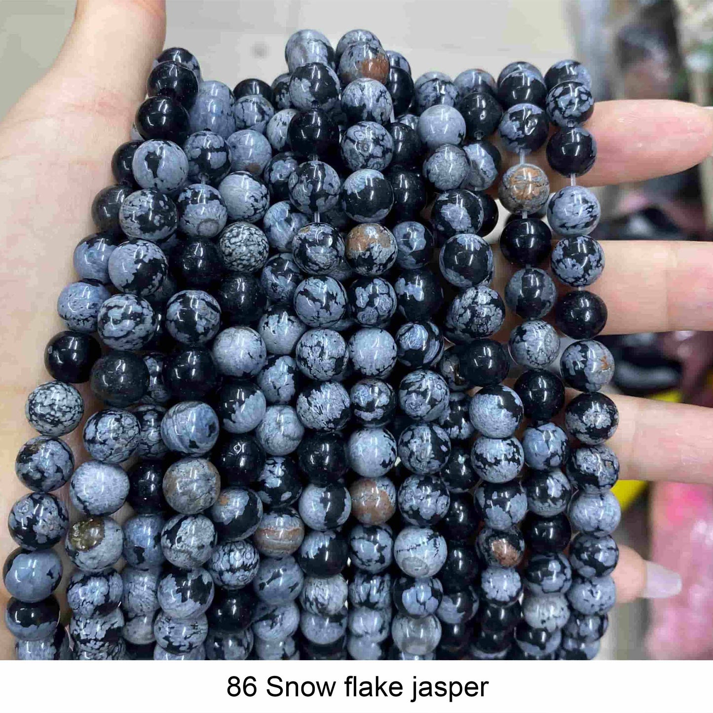 Round Smooth Beads Crystal/Quartz/Jasper/Agate