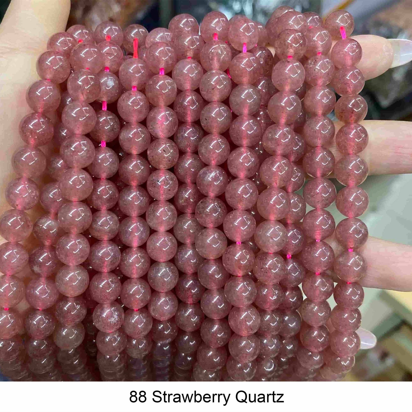 Round Smooth Beads Crystal/Quartz/Jasper/Agate