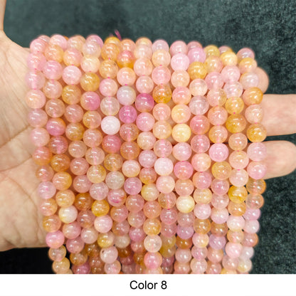 #3 Round Smooth Beads Crystal/Quartz/Jasper/Agate