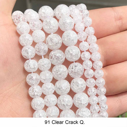 #1 Round Smooth Beads Crystal/Quartz/Jasper/Agate