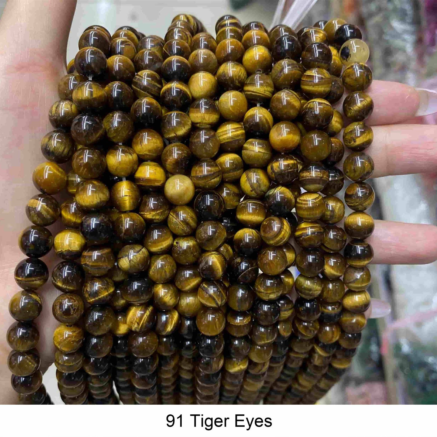 Round Smooth Beads Crystal/Quartz/Jasper/Agate