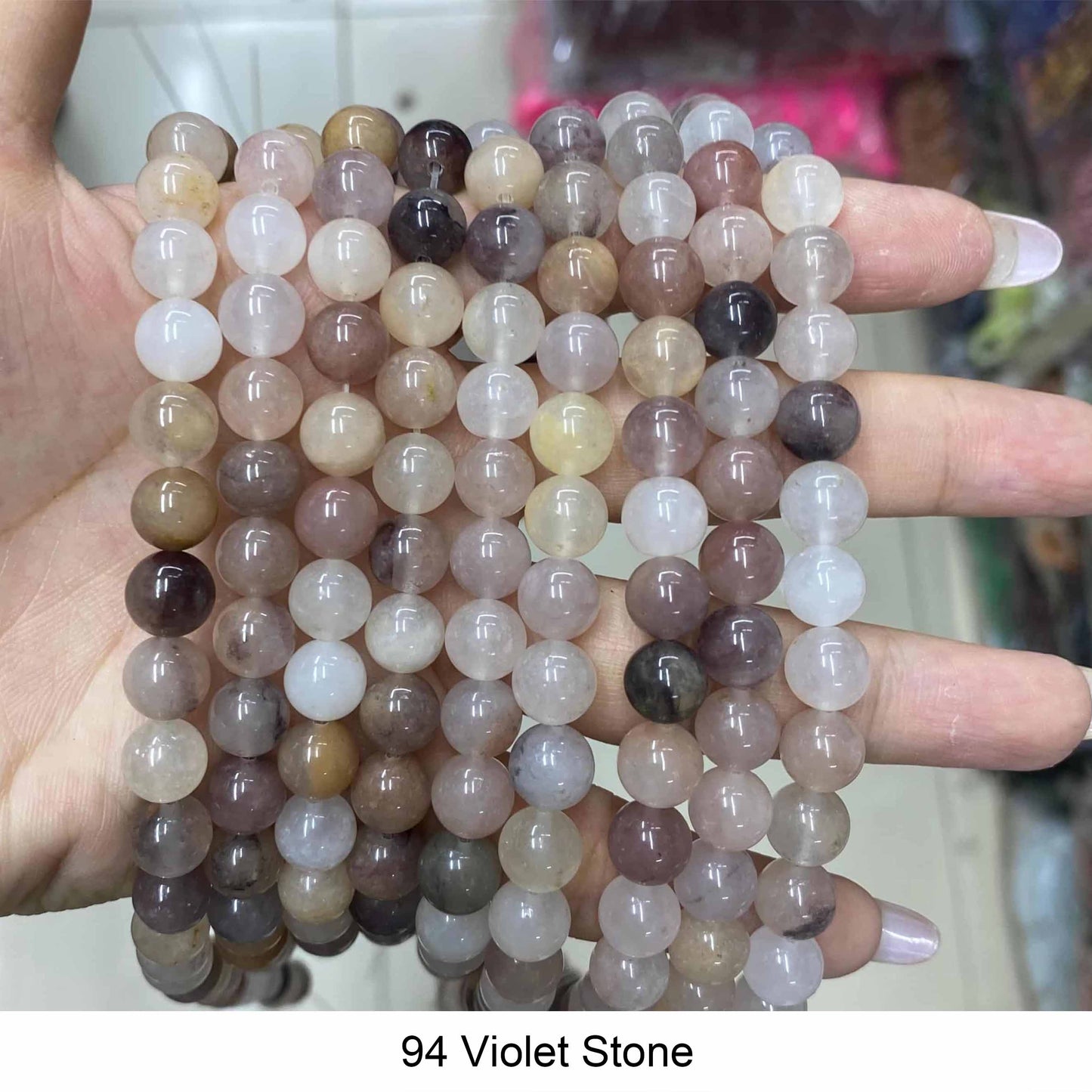 Round Smooth Beads Crystal/Quartz/Jasper/Agate