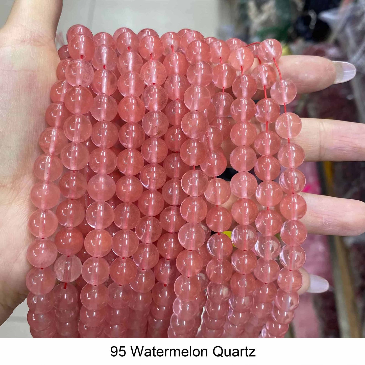 Round Smooth Beads Crystal/Quartz/Jasper/Agate