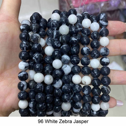 Round Smooth Beads Crystal/Quartz/Jasper/Agate