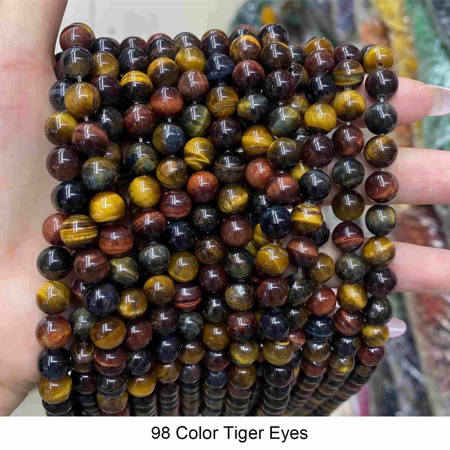 #1 Round Smooth Beads Crystal/Quartz/Jasper/Agate