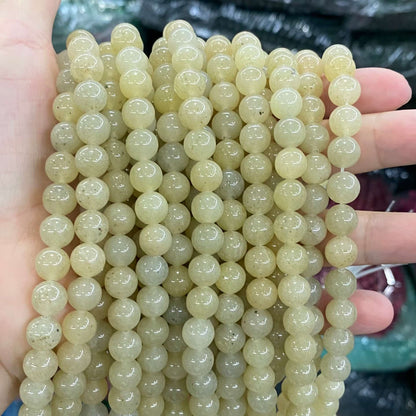 Color Jade Beads Round Smooth/Faceted Beads 6mm/8mm/10mm