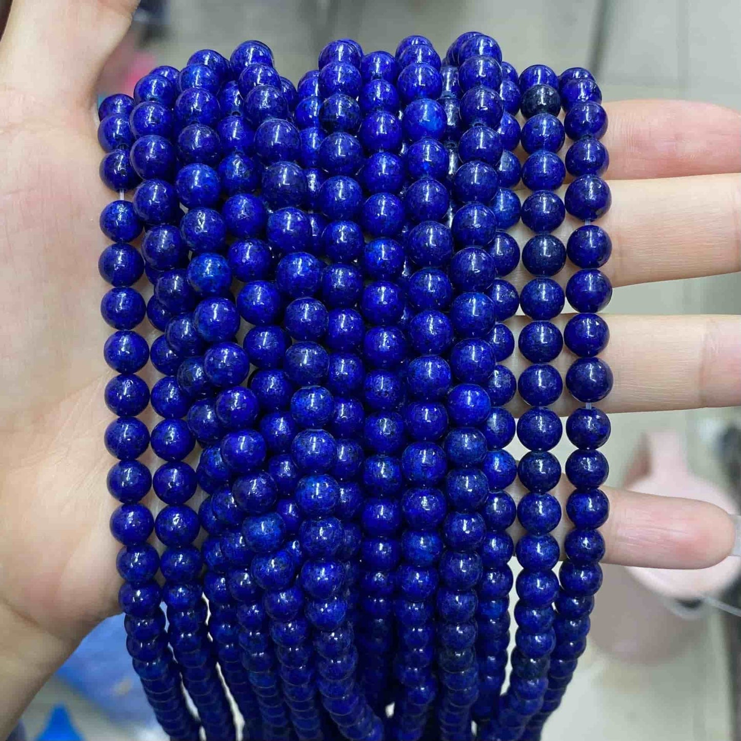 $1.99-8mm Color Jade Beads Round Smooth/Faceted Beads