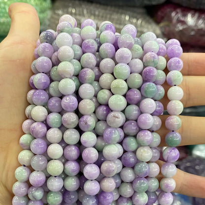 $1.99-8mm Color Jade Beads Round Smooth/Faceted Beads