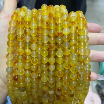 $1.99-8mm Color Jade Beads Round Smooth/Faceted Beads