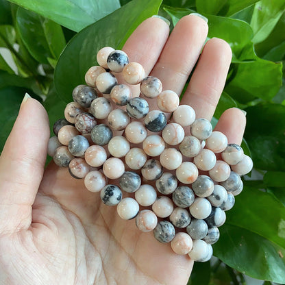 Pink Zebra Jasper Bracelet $9.99/4PCS